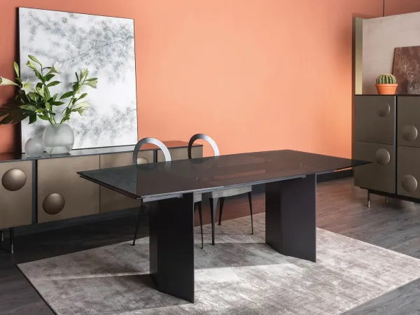 Cantori Milton table in extendable version