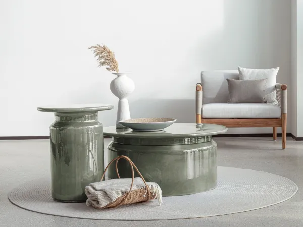 The Panarea table and service table by Atmosphera