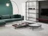 The Valley coffee table with the Cantori sofa of the same name