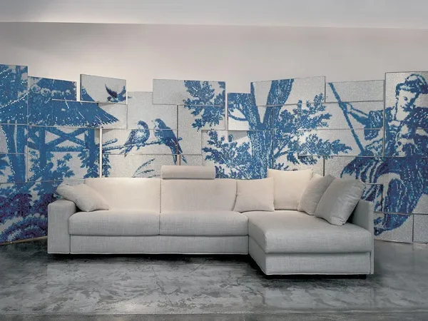 Canapé Zazà de Campeggi en version d'angle