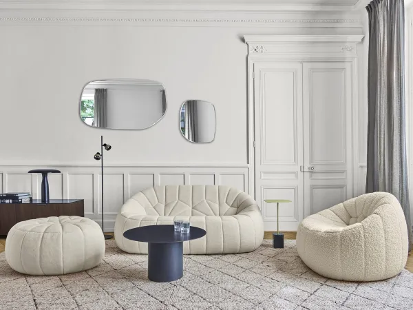 客厅中的 Ligne Roset 长沙发椅
