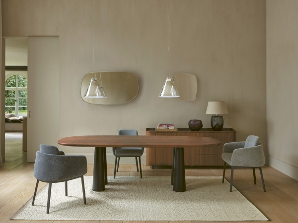 Ligne Roset Hashira table in a living area