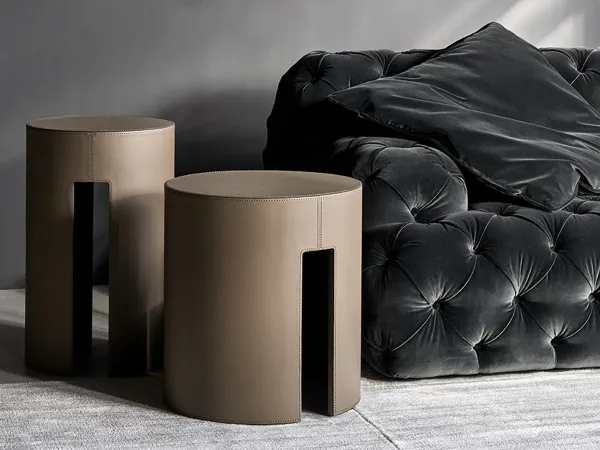 Details des Gong Couchtischs von Meridiani