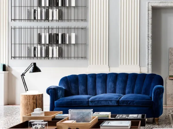 The Metrica bookcase by Mogg - hanging version