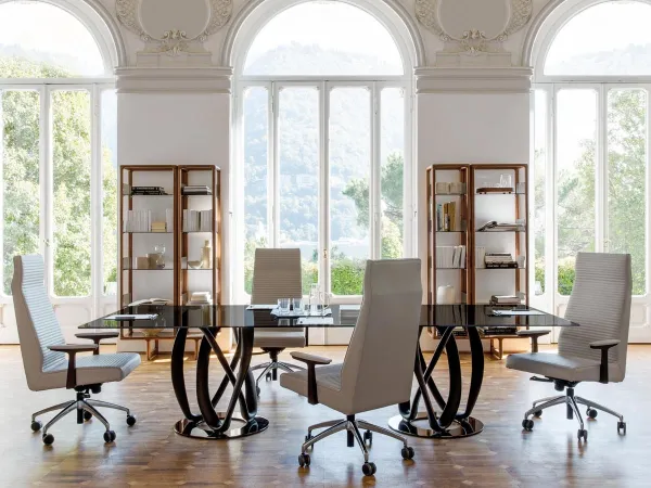 The Elis chair by Porada in a living area