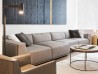 The Bacon sofa by Meridiani in a living area