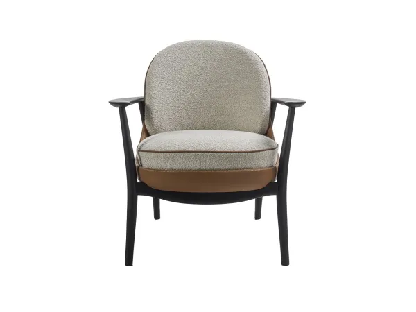 The Ginkgo armchair by Porada in a living area