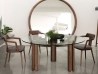 Porada Quadrifoglio table in round version