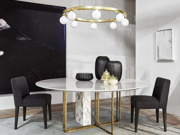 The Kita chair by Meridiani in a living area