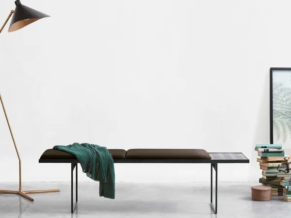 Uma bench by Lema in a living area