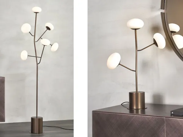 Riflessi Ramy lamp in floor and table lamp version