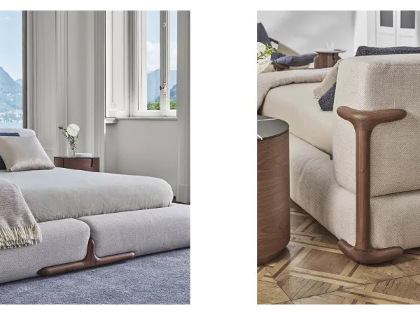 Dettagli del letto Klem di Porada