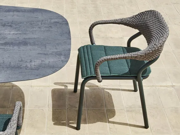 The Noss small armchair by Varaschin - Edoardo Gherardi designer