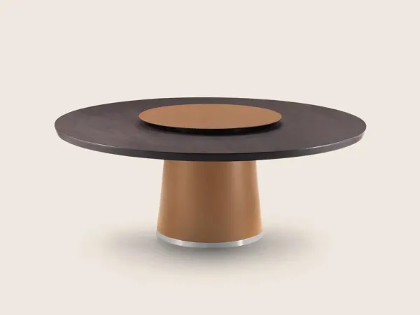 Der Enn Tisch von Flexform mit Lazy Susan Schwenktablett