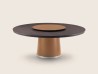 The Enn table by Flexform with Lazy Susan swivel tray