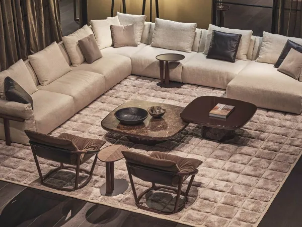 The Enook coffee table by Porada at the Salone del Mobile