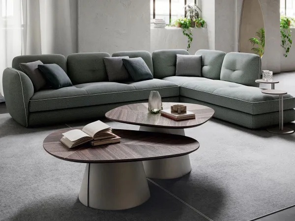 Il divano Michael di Cattelan Italia in versione angolare