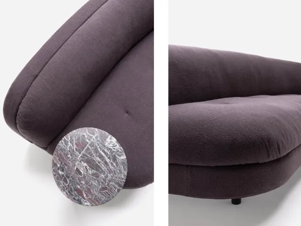 Details of the Gala sofa by Living Divani