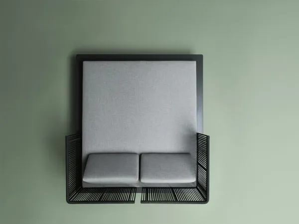 The Sunmoon daybed by Varaschin - Top view