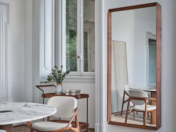The Fortyfive mirror by Porada in a living area