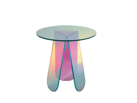 Der Glas Shimmer Beistelltisch
