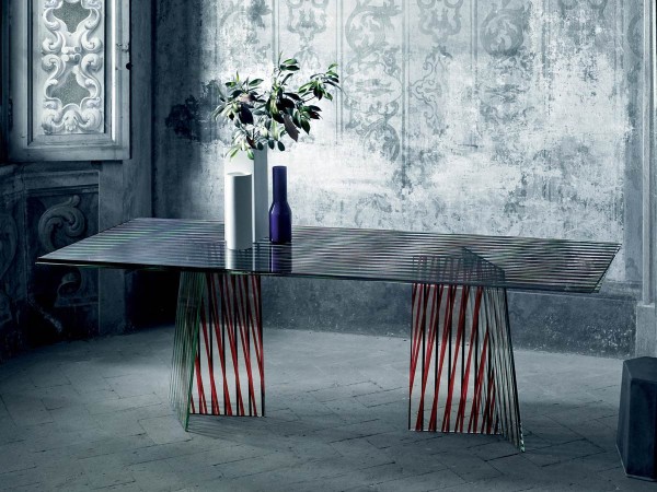 Table Crossing Glas | Dynamisme & design | Mobilificio Marchese