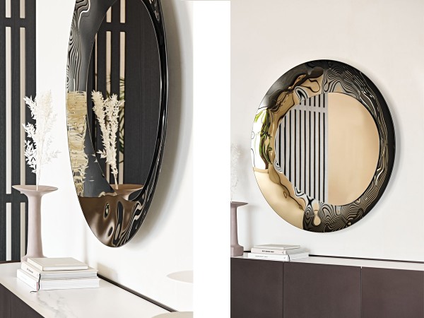 Details des Cosmos Spiegels von Cattelan Italia