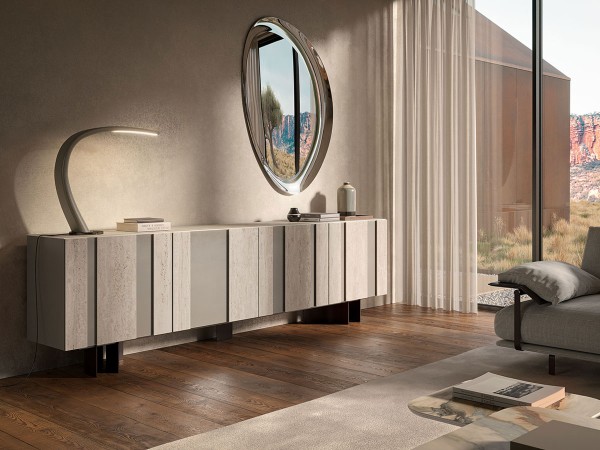 The Ascot mirror with the Amsterdam sideboard
