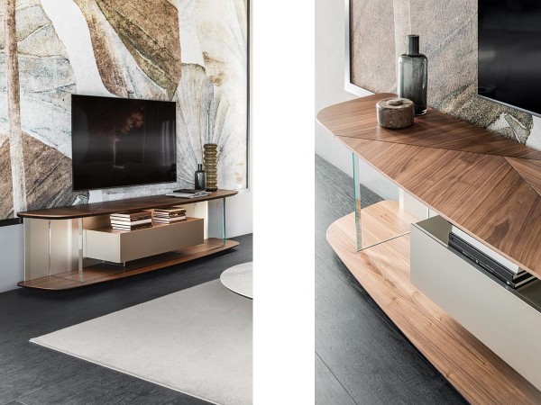 Dettagli del porta tv Altavista di Cattelan Italia