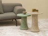 Babar side tables by Glas Italia in a living area