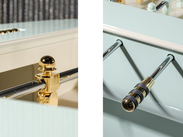Details of the Oskar Foosball Table by Vismara