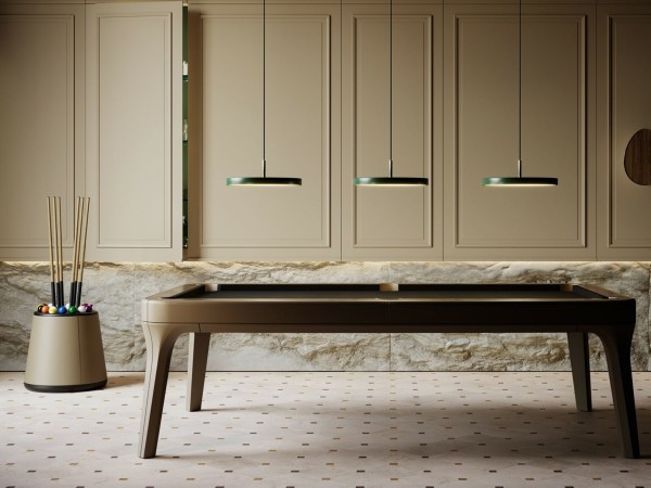 The Bobo Cue Rack by Vismara in a living area