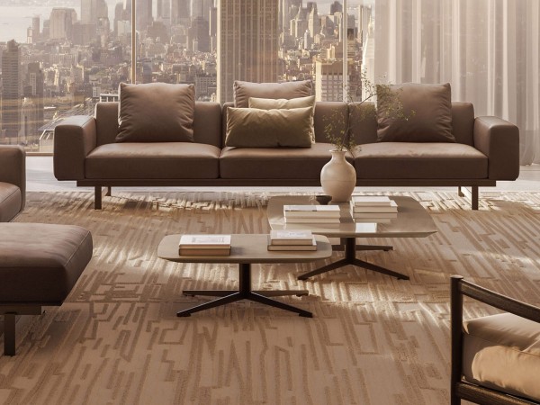 Der Oydo Couchtisch von Lema in einem Wohnzimmer