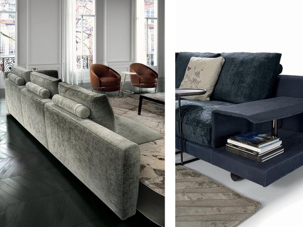 Details des Riverside-Sofas von Longhi