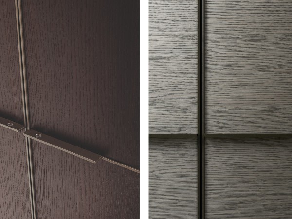 Details of the Kyn wardrobe by Lema