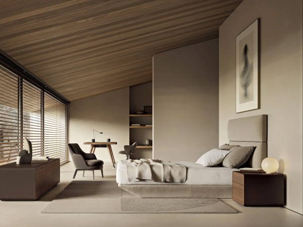 Flexform Clarence 床头柜 | 优雅设计 | Mobilificio Marchese