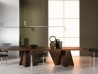 T Chair Baxter | T-Shaped Back and Aluminium Legs | Federico Peri Design