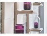 Modulares Bücherregal Hugo Baxter | Wandmontierter Beton | Design Draga & Aurel
