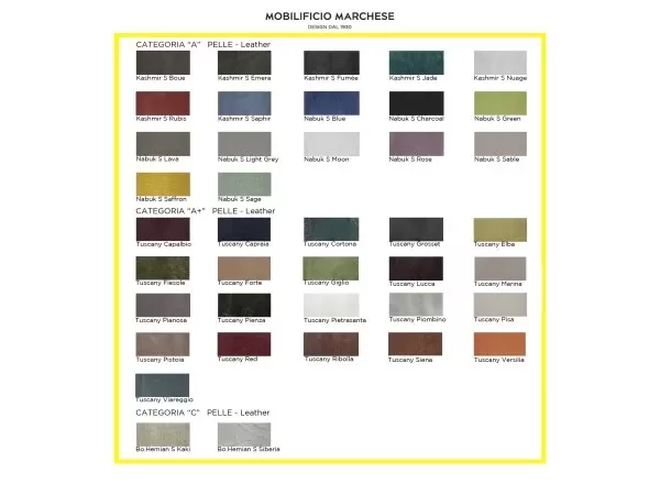 Finishes available for the Dalma armchair by Baxter