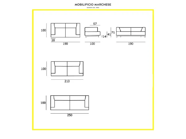 Metrocubo Divano Living Divani
