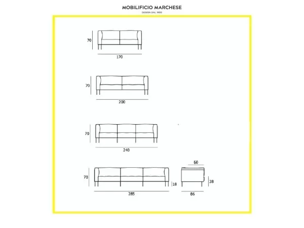 Rod Sofa Living Divani
