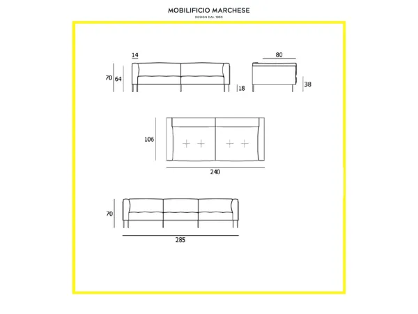 Rod XL Divano Living Divani