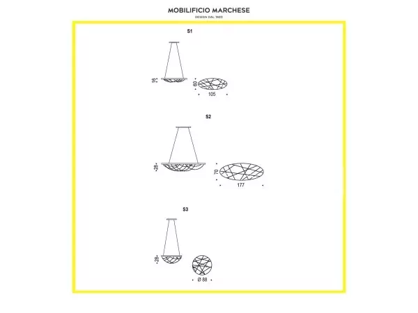 Cristal Suspension Lamp
