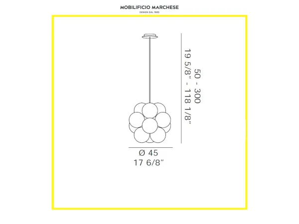 Babol Lampda a Sospensione