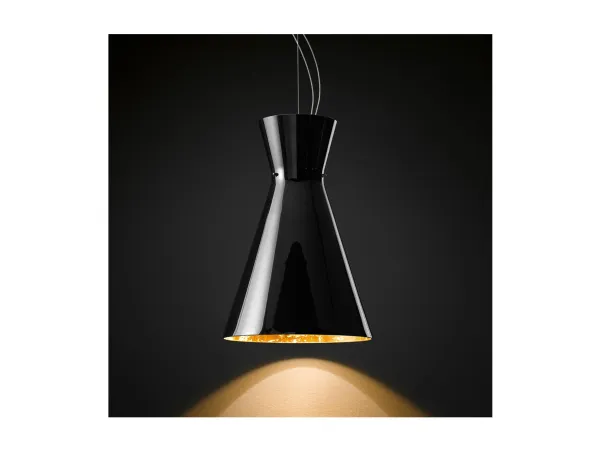 Memory Black&Gold Lampada a Sospensione