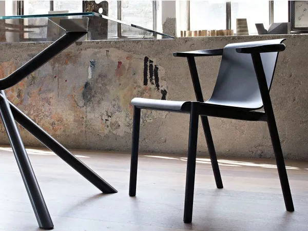 Dettagli della sedia Bai Lu di Lema