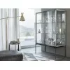Galerist showcase by Lema completely made of glass