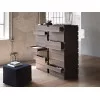 The nine drawers that make up the Nine chest of drawers by Lema
