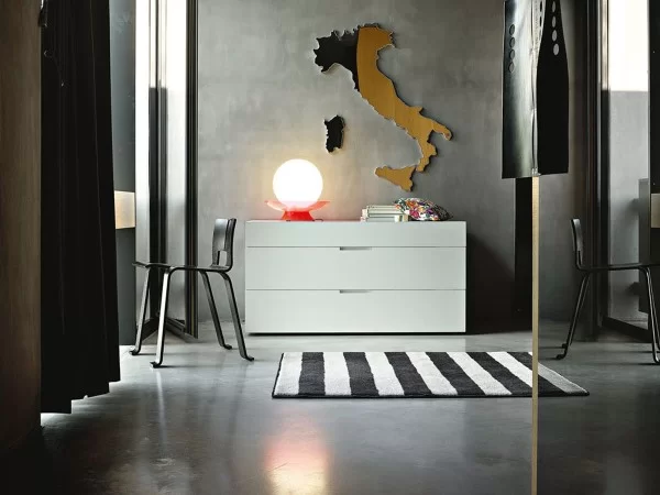 Flin chest of drawers by Lema in a room