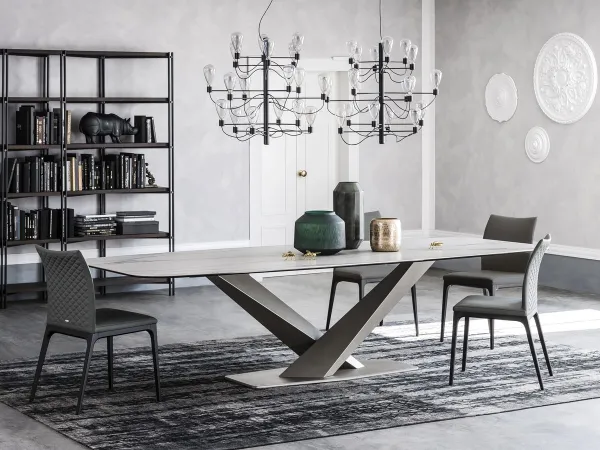 Mesa de Keramik Stratos de Cattelan